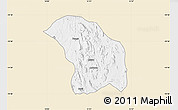 Classic Style Map of Quilenda, single color outside