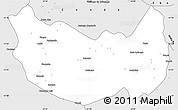 Silver Style Simple Map of Seles