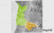 Physical 3D Map of Sumbe, desaturated