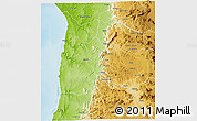 Physical 3D Map of Sumbe