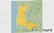 Savanna Style 3D Map of Sumbe