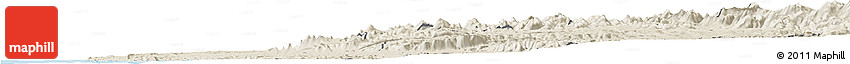 Shaded Relief Horizon Map of Sumbe