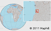 Gray Location Map of Sumbe
