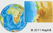 Physical Location Map of Sumbe