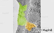 Physical Map of Sumbe, desaturated