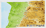 Physical Panoramic Map of Sumbe