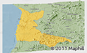 Savanna Style Panoramic Map of Sumbe