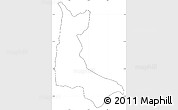Blank Simple Map of Sumbe, cropped outside, no labels