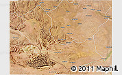Satellite 3D Map of Curoca