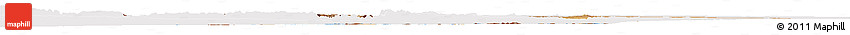 Satellite Horizon Map of Curoca, cropped outside