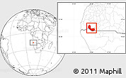 Blank Location Map of Curoca