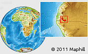 Physical Location Map of Curoca