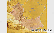 Satellite Map of Curoca, physical outside