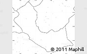 Blank Simple Map of Curoca, no labels