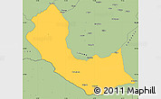 Savanna Style Simple Map of Curoca