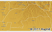 Physical 3D Map of Cuvelai