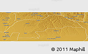 Physical Panoramic Map of Cuvelai
