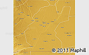 Physical 3D Map of Ombadja