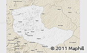 Classic Style 3D Map of Bailundo