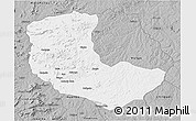 Gray 3D Map of Bailundo