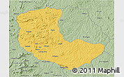 Savanna Style 3D Map of Bailundo