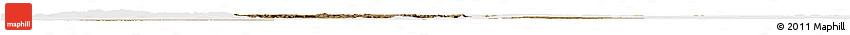 Satellite Horizon Map of Bailundo, single color outside