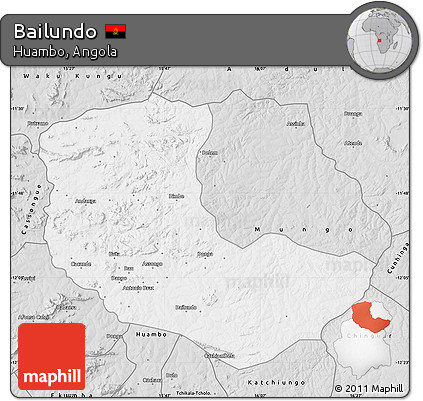 Silver Style Map of Bailundo