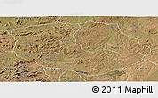 Satellite Panoramic Map of Bailundo