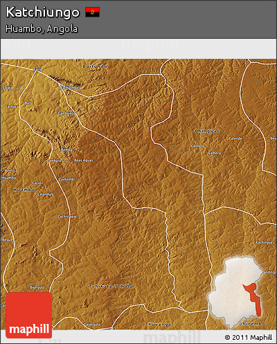 Physical 3D Map of Katchiungo