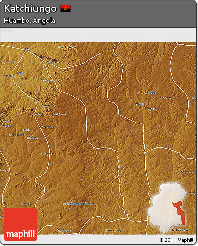Physical 3D Map of Katchiungo