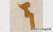 Physical 3D Map of Katchiungo, lighten