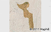 Satellite 3D Map of Katchiungo, lighten