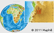 Physical Location Map of Katchiungo
