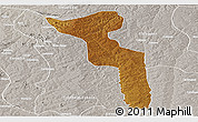 Physical Panoramic Map of Katchiungo, lighten, semi-desaturated