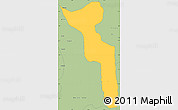 Savanna Style Simple Map of Katchiungo