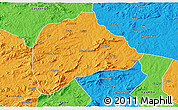 Political 3D Map of Londuimbali
