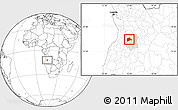 Blank Location Map of Londuimbali, highlighted parent region