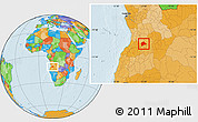 Political Location Map of Londuimbali