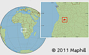 Savanna Style Location Map of Londuimbali