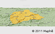 Savanna Style Panoramic Map of Londuimbali