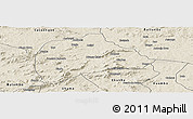 Shaded Relief Panoramic Map of Londuimbali