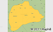 Savanna Style Simple Map of Londuimbali
