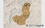 Satellite 3D Map of Longojo, lighten