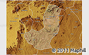 Satellite 3D Map of Longojo, physical outside