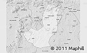 Silver Style 3D Map of Longojo
