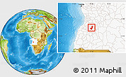 Physical Location Map of Longojo, highlighted country