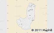 Classic Style Map of Longojo, single color outside