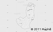 Silver Style Map of Longojo, single color outside