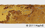 Physical Panoramic Map of Longojo