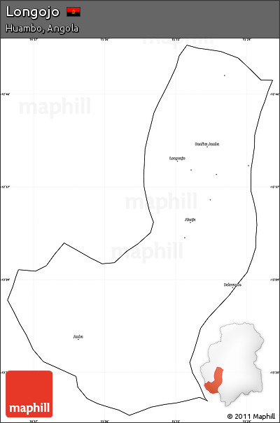 Blank Simple Map of Longojo, cropped outside